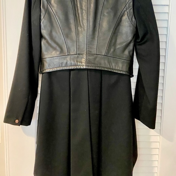 Rag & Bone NY Leather and wool jacket - Biker Tailcoat Size small - Picture 5 of 7